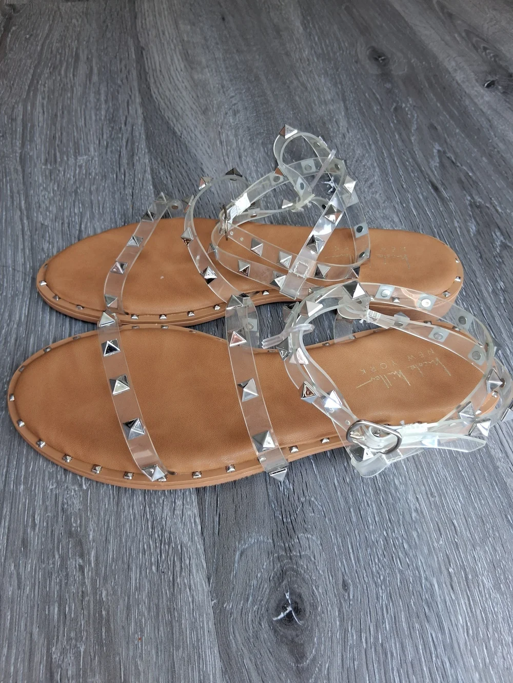 Nicole Miller clear pvc